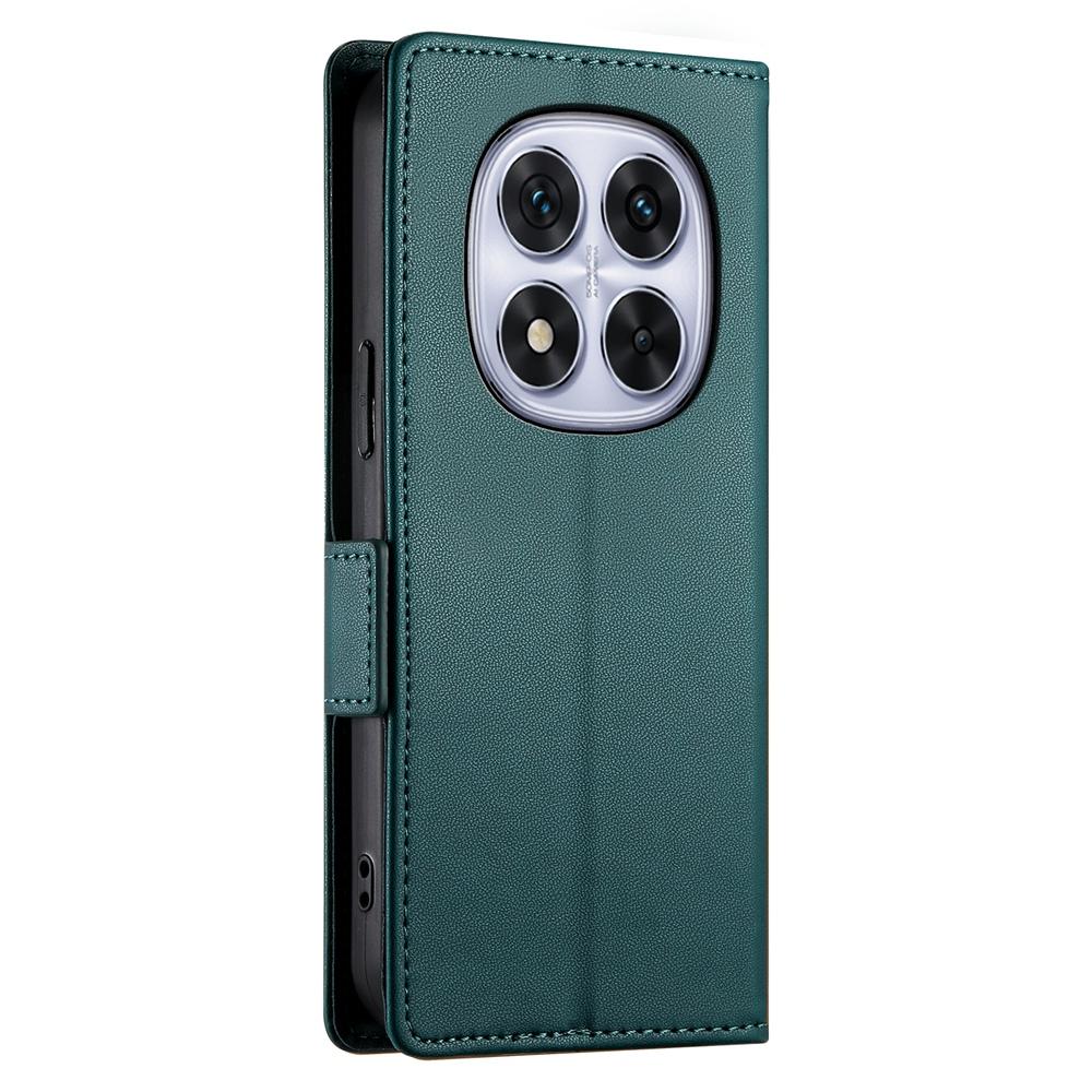 Redmi Note 14 Pro 4G Wallet Case - Luxury Magnetic PU Leather Flip Cover with Card Slots, Stand & Shockproof Protection