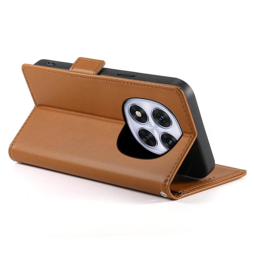 Redmi Note 14 Pro 4G Wallet Case - Luxury Magnetic PU Leather Flip Cover with Card Slots, Stand & Shockproof Protection