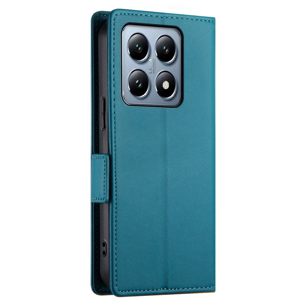 Xiaomi 14T Pro Wallet Case - Luxury Magnetic PU Leather Flip Cover with Card Slots, Stand & Shockproof Protection