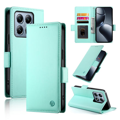Xiaomi 14T Pro Wallet Case - Luxury Magnetic PU Leather Flip Cover with Card Slots, Stand & Shockproof Protection