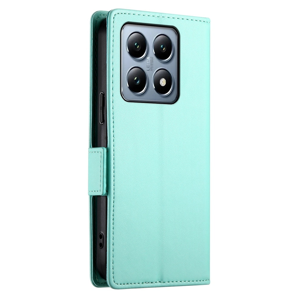 Xiaomi 14T Pro Wallet Case - Luxury Magnetic PU Leather Flip Cover with Card Slots, Stand & Shockproof Protection