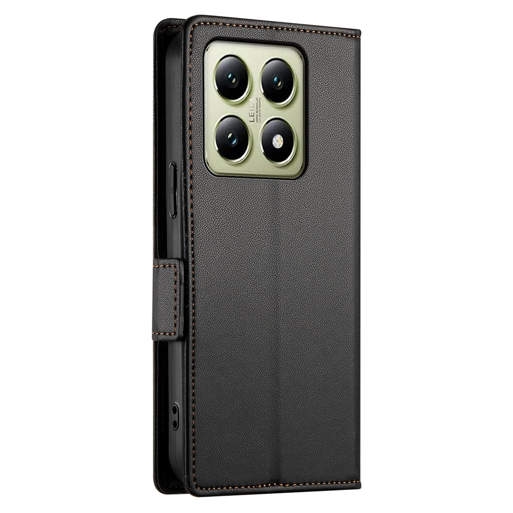 Xiaomi 14T Wallet Case - Luxury Magnetic PU Leather Flip Cover with Card Slots, Stand & Shockproof Protection