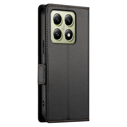Xiaomi 14T Wallet Case - Luxury Magnetic PU Leather Flip Cover with Card Slots, Stand & Shockproof Protection