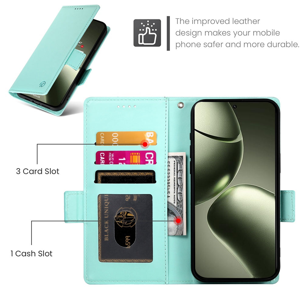 Xiaomi 14T Wallet Case - Luxury Magnetic PU Leather Flip Cover with Card Slots, Stand & Shockproof Protection