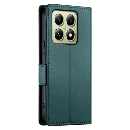 Xiaomi 14T Wallet Case - Luxury Magnetic PU Leather Flip Cover with Card Slots, Stand & Shockproof Protection