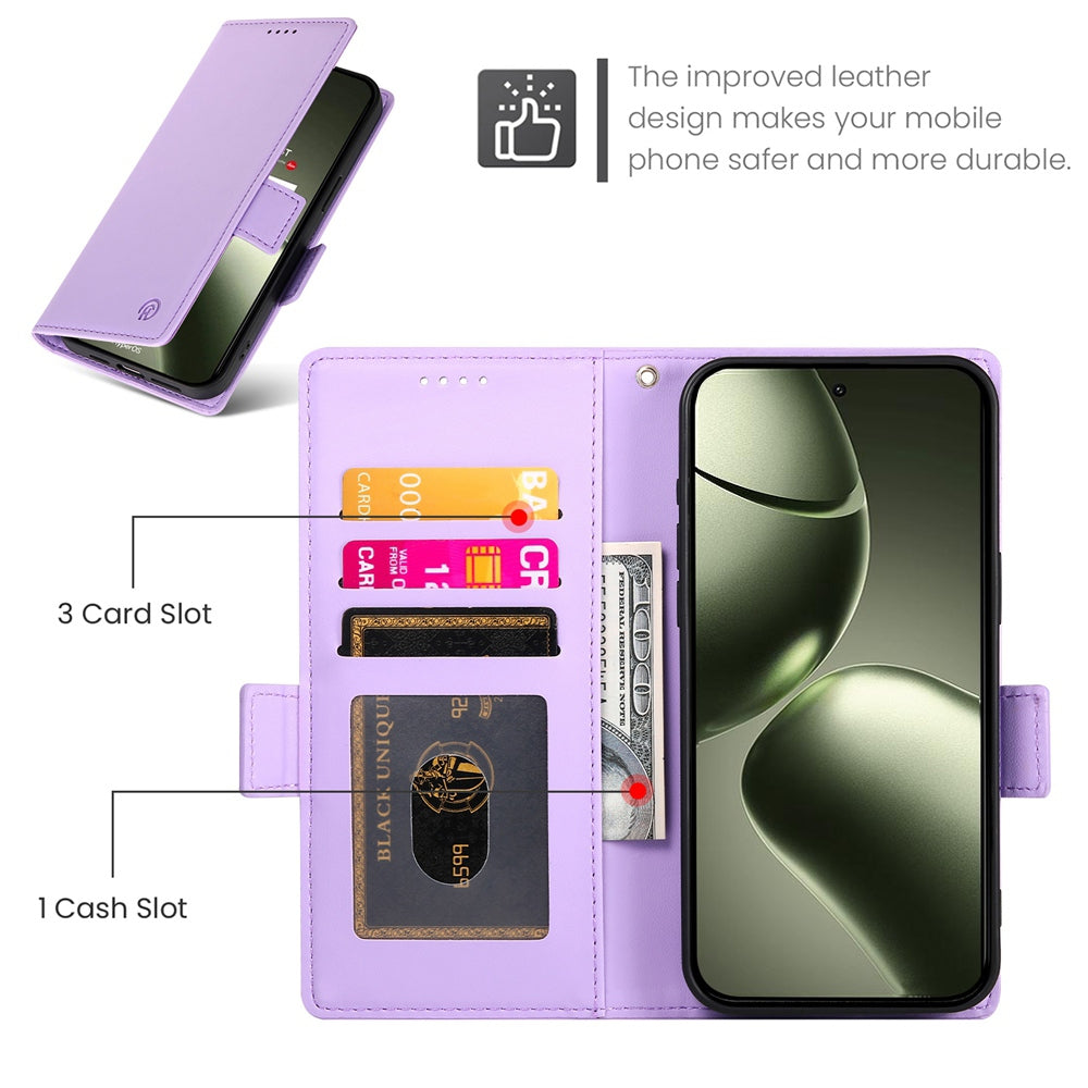 Xiaomi 14T Wallet Case - Luxury Magnetic PU Leather Flip Cover with Card Slots, Stand & Shockproof Protection