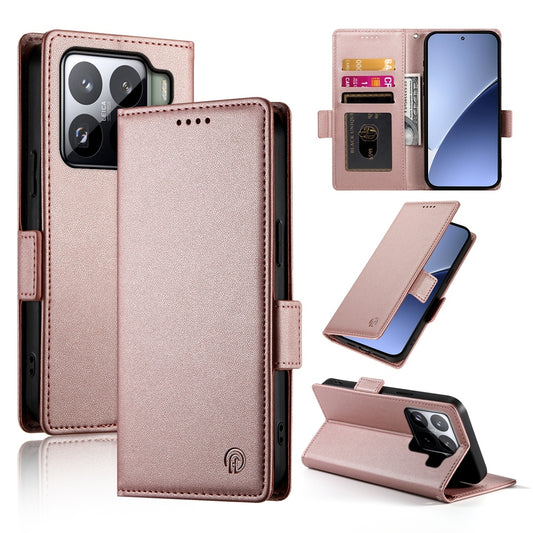 Xiaomi 15 Wallet Case - Luxury Magnetic PU Leather Flip Cover with Card Slots, Stand & Shockproof Protection