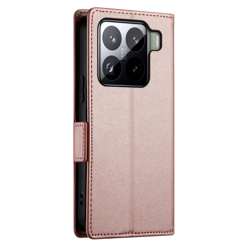 Xiaomi 15 Wallet Case - Luxury Magnetic PU Leather Flip Cover with Card Slots, Stand & Shockproof Protection