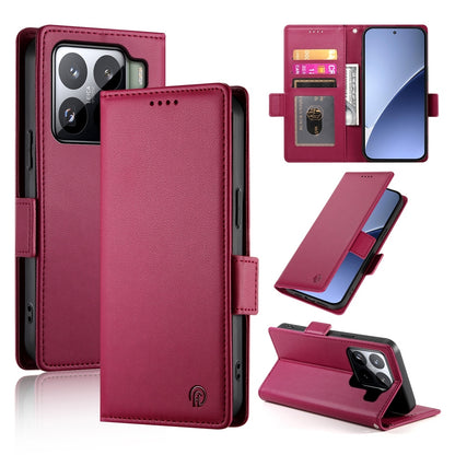 Xiaomi 15 Wallet Case - Luxury Magnetic PU Leather Flip Cover with Card Slots, Stand & Shockproof Protection