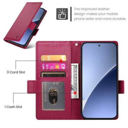Xiaomi 15 Wallet Case - Luxury Magnetic PU Leather Flip Cover with Card Slots, Stand & Shockproof Protection