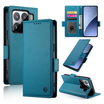Xiaomi 15 Wallet Case - Luxury Magnetic PU Leather Flip Cover with Card Slots, Stand & Shockproof Protection