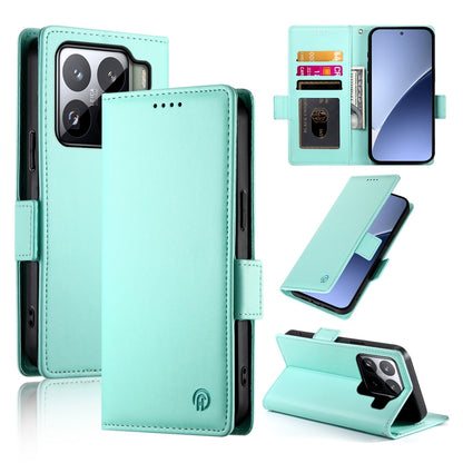 Xiaomi 15 Wallet Case - Luxury Magnetic PU Leather Flip Cover with Card Slots, Stand & Shockproof Protection