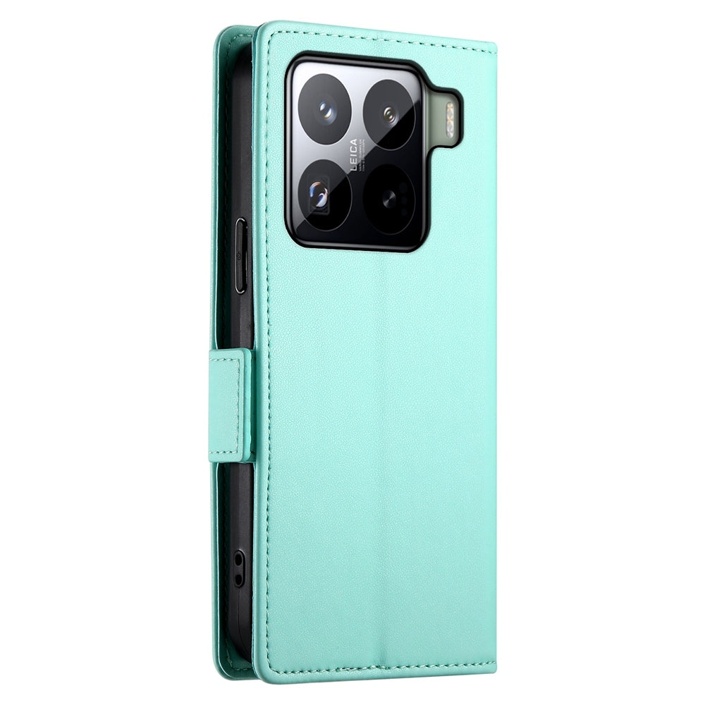 Xiaomi 15 Wallet Case - Luxury Magnetic PU Leather Flip Cover with Card Slots, Stand & Shockproof Protection