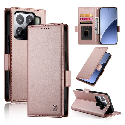 Xiaomi 15 Pro Wallet Case - Luxury Magnetic PU Leather Flip Cover with Card Slots, Stand & Shockproof Protection