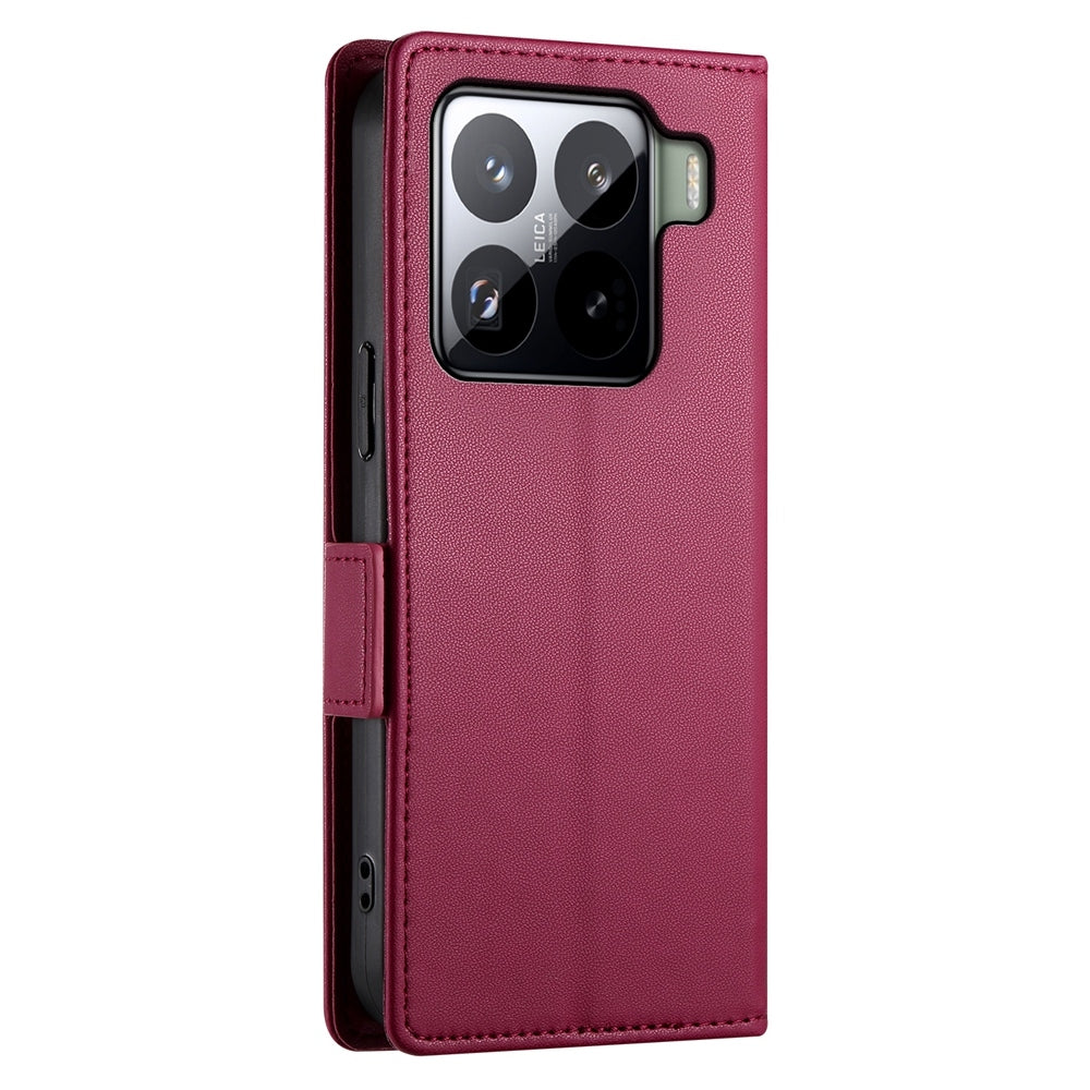 Xiaomi 15 Pro Wallet Case - Luxury Magnetic PU Leather Flip Cover with Card Slots, Stand & Shockproof Protection