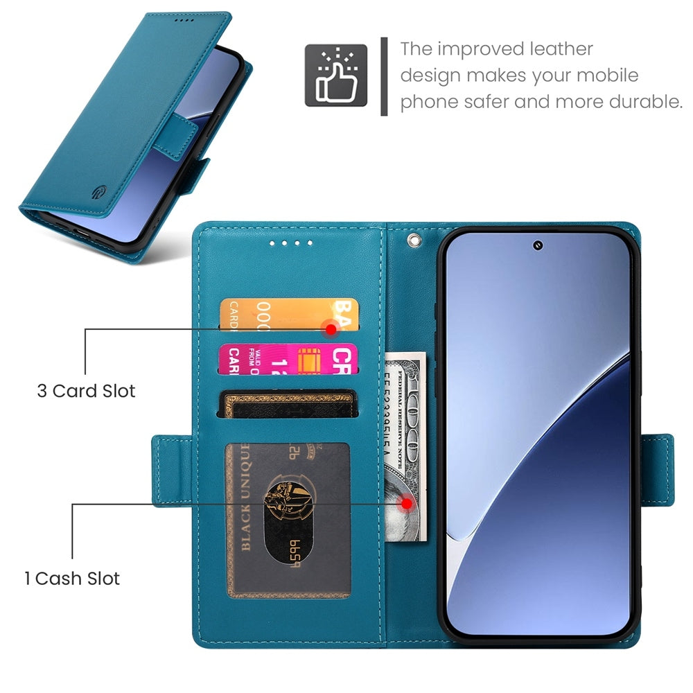 Xiaomi 15 Pro Wallet Case - Luxury Magnetic PU Leather Flip Cover with Card Slots, Stand & Shockproof Protection