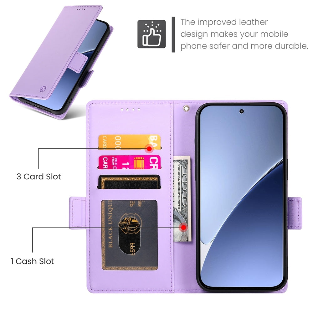 Xiaomi 15 Pro Wallet Case - Luxury Magnetic PU Leather Flip Cover with Card Slots, Stand & Shockproof Protection