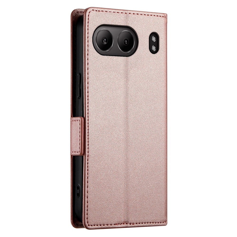 OnePlus Nord 4 5G Wallet Case - Luxury Magnetic PU Leather Flip Cover with Card Slots, Stand & Shockproof Protection