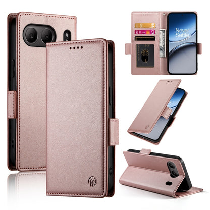 OnePlus Nord 4 5G Wallet Case - Luxury Magnetic PU Leather Flip Cover with Card Slots, Stand & Shockproof Protection
