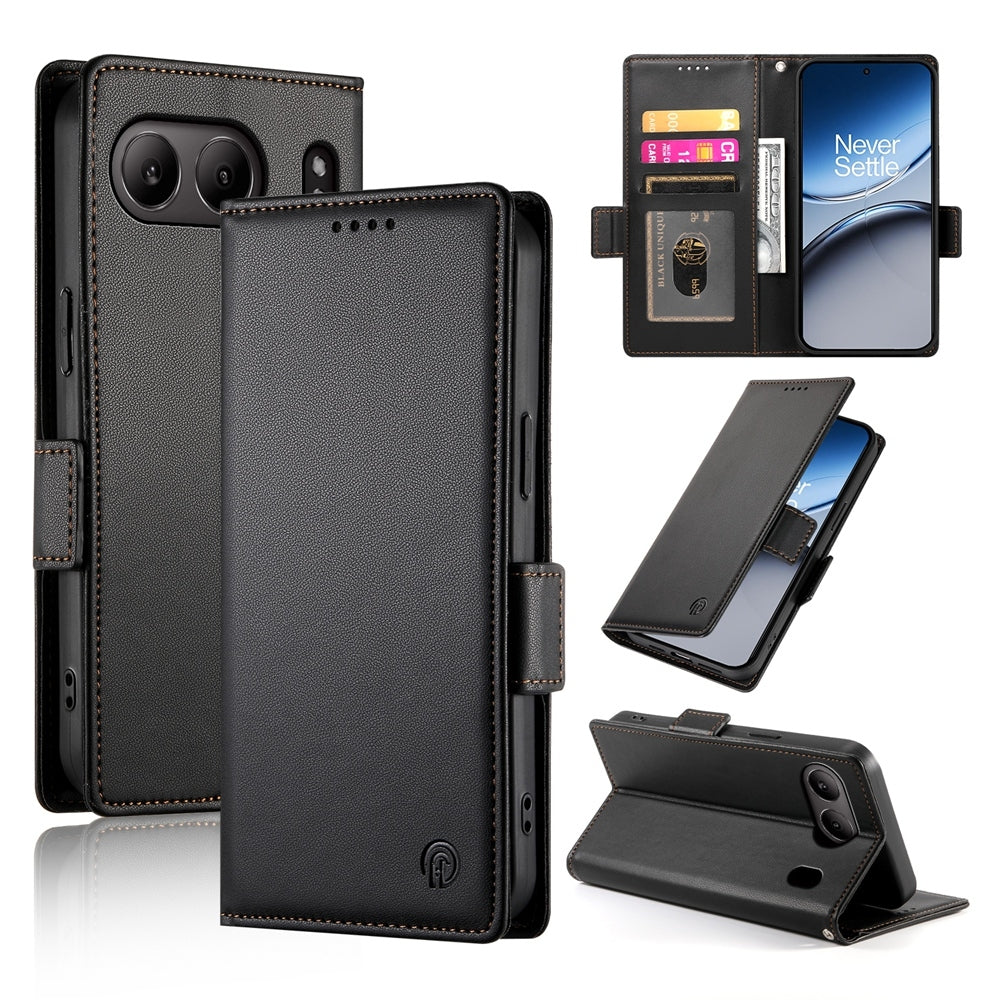OnePlus Nord 4 5G Wallet Case - Luxury Magnetic PU Leather Flip Cover with Card Slots, Stand & Shockproof Protection