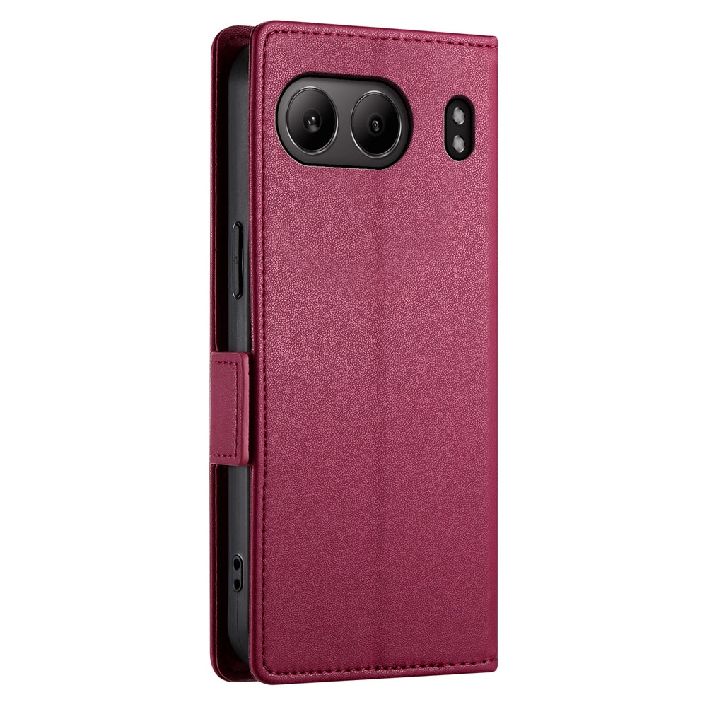 OnePlus Nord 4 5G Wallet Case - Luxury Magnetic PU Leather Flip Cover with Card Slots, Stand & Shockproof Protection