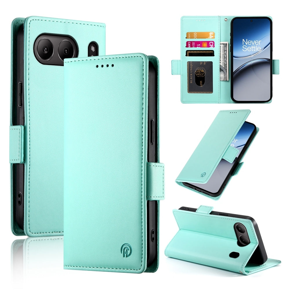 OnePlus Nord 4 5G Wallet Case - Luxury Magnetic PU Leather Flip Cover with Card Slots, Stand & Shockproof Protection