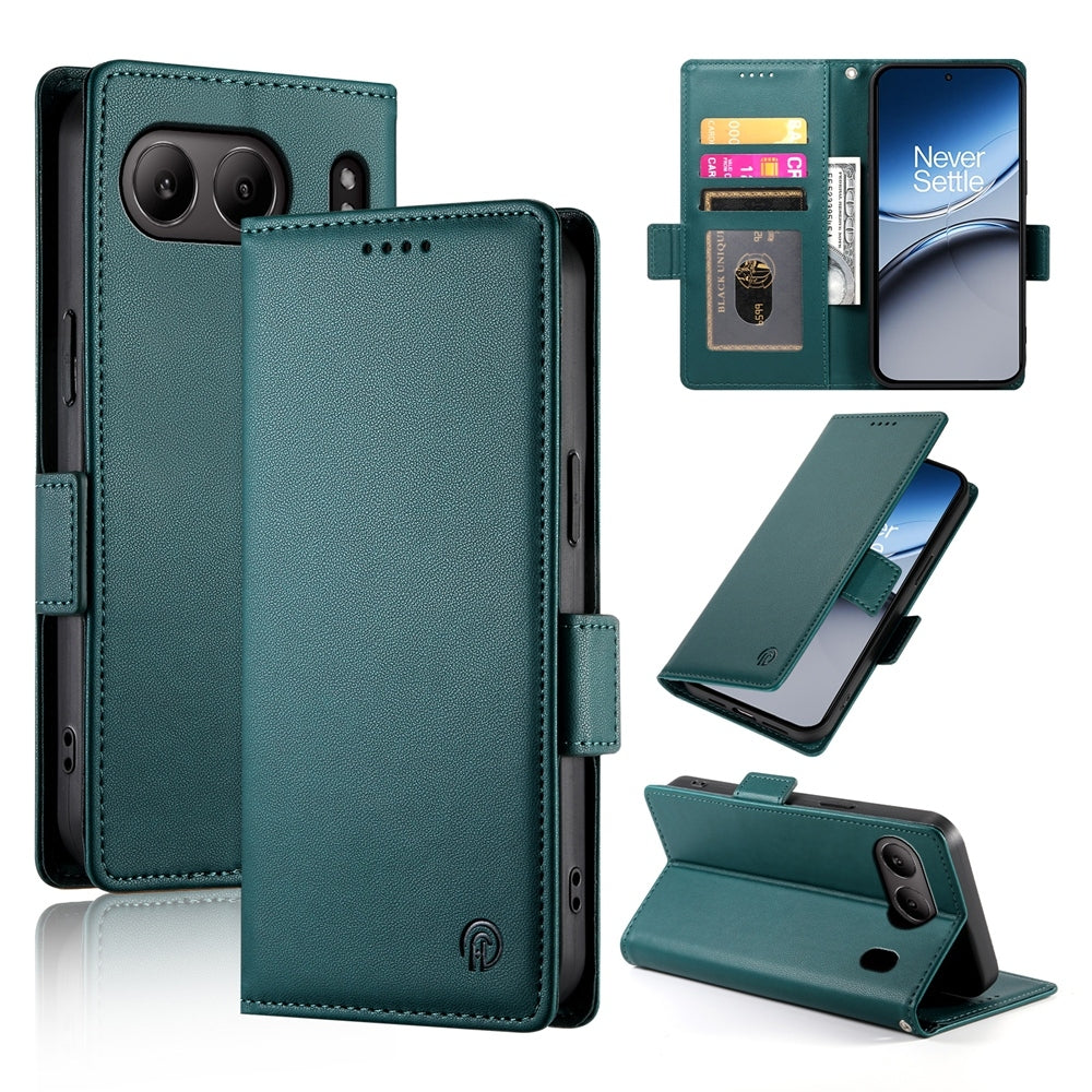 OnePlus Nord 4 5G Wallet Case - Luxury Magnetic PU Leather Flip Cover with Card Slots, Stand & Shockproof Protection
