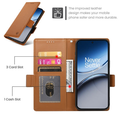 OnePlus Nord 4 5G Wallet Case - Luxury Magnetic PU Leather Flip Cover with Card Slots, Stand & Shockproof Protection