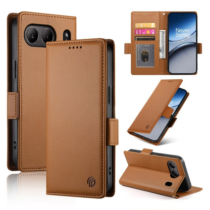 OnePlus Nord 4 5G Wallet Case - Luxury Magnetic PU Leather Flip Cover with Card Slots, Stand & Shockproof Protection