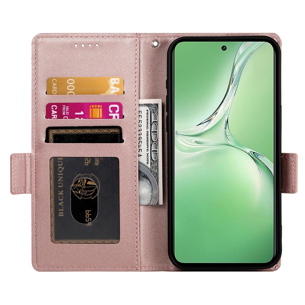 OnePlus Ace 5 Wallet Case - Luxury Magnetic PU Leather Flip Cover with Card Slots, Stand & Shockproof Protection