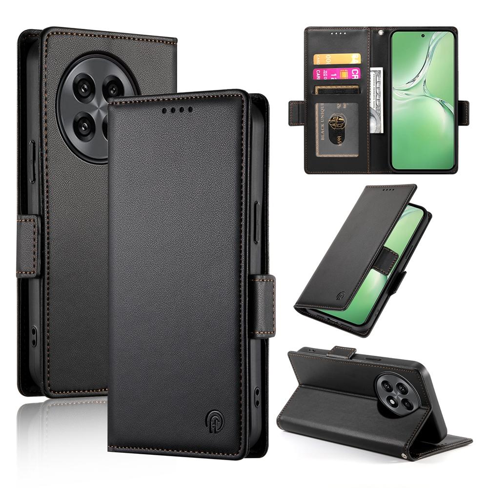 OnePlus 13R Wallet Case - Luxury Magnetic PU Leather Flip Cover with Card Slots, Stand & Shockproof Protection