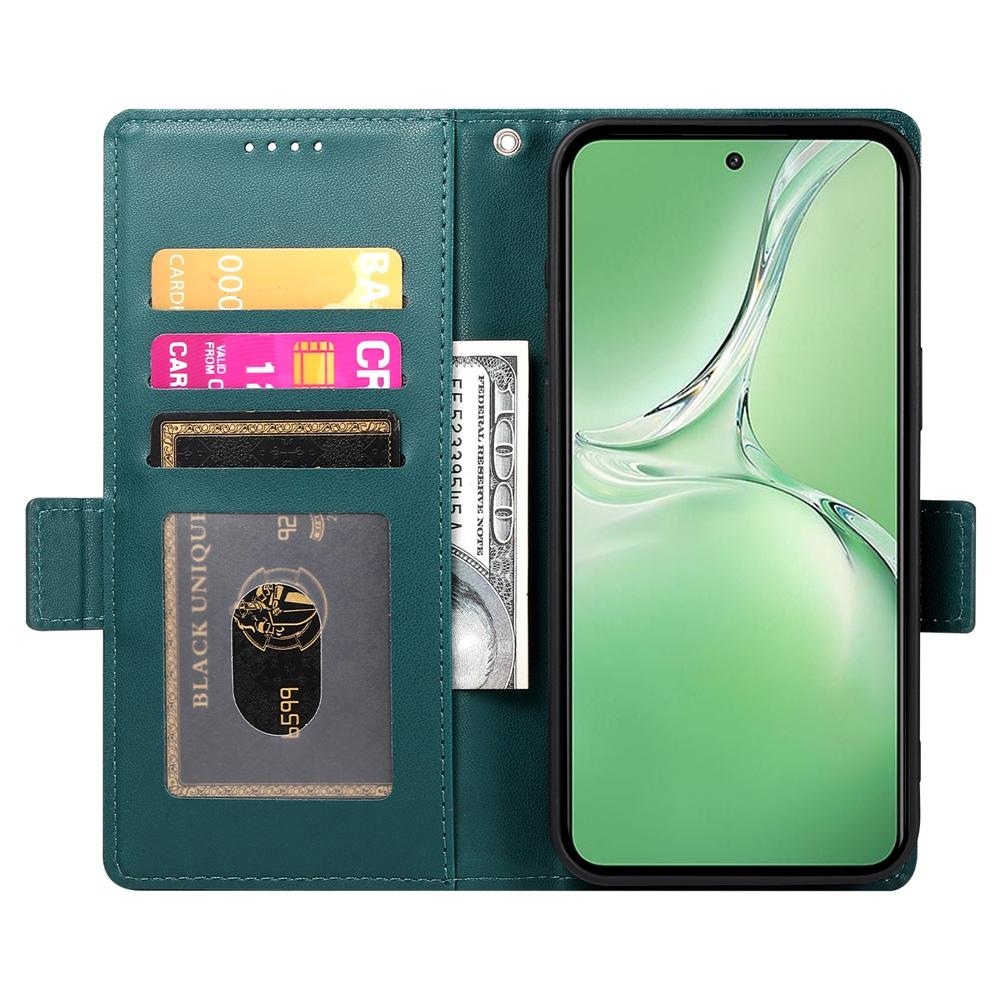 OnePlus 13R Wallet Case - Luxury Magnetic PU Leather Flip Cover with Card Slots, Stand & Shockproof Protection