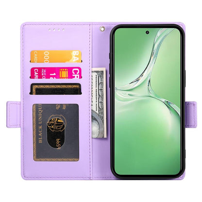 OnePlus Ace 5 Wallet Case - Luxury Magnetic PU Leather Flip Cover with Card Slots, Stand & Shockproof Protection