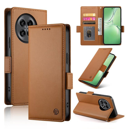 OnePlus Ace 5 Wallet Case - Luxury Magnetic PU Leather Flip Cover with Card Slots, Stand & Shockproof Protection