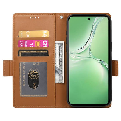 OnePlus 13R Wallet Case - Luxury Magnetic PU Leather Flip Cover with Card Slots, Stand & Shockproof Protection