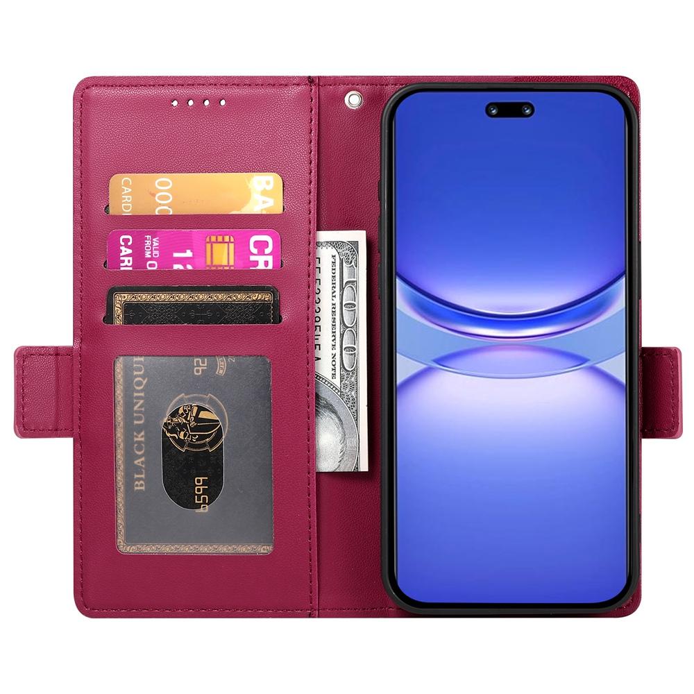 Huawei Nova 13 Pro Wallet Case - Luxury Magnetic PU Leather Flip Cover with Card Slots, Stand & Shockproof Protection