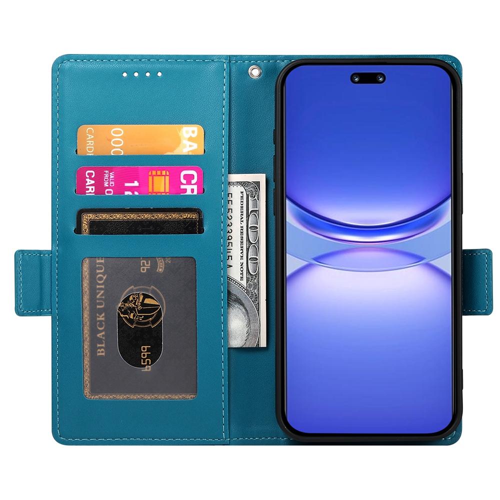 Huawei Nova 13 Pro Wallet Case - Luxury Magnetic PU Leather Flip Cover with Card Slots, Stand & Shockproof Protection