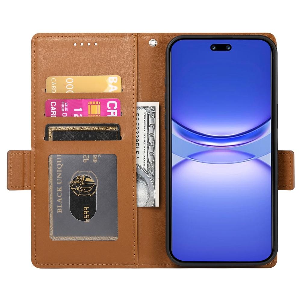 Huawei Nova 13 Pro Wallet Case - Luxury Magnetic PU Leather Flip Cover with Card Slots, Stand & Shockproof Protection